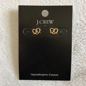 J. Crew Pretzel Stud Earrings